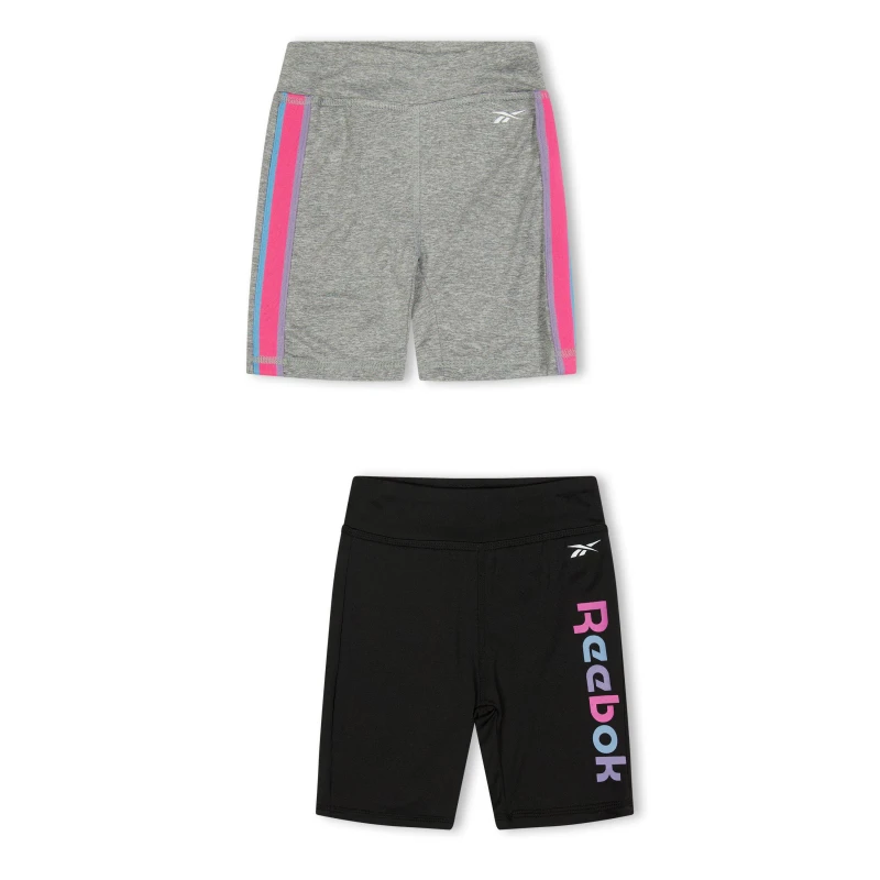 Image of Reebok Kids Jersey Jogger Shorts Silver female 7-8 (S)