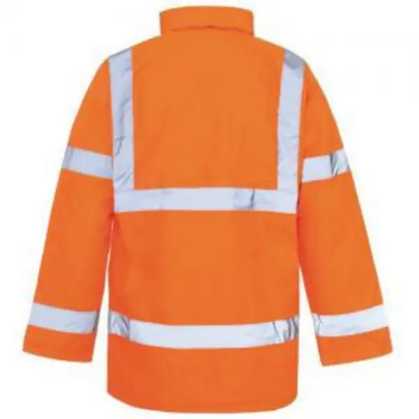 Image of ESE Direct Hi-Vis Fluorescent Orange Parka Jacket - Size Medium 404685 Hi Vis Clothing