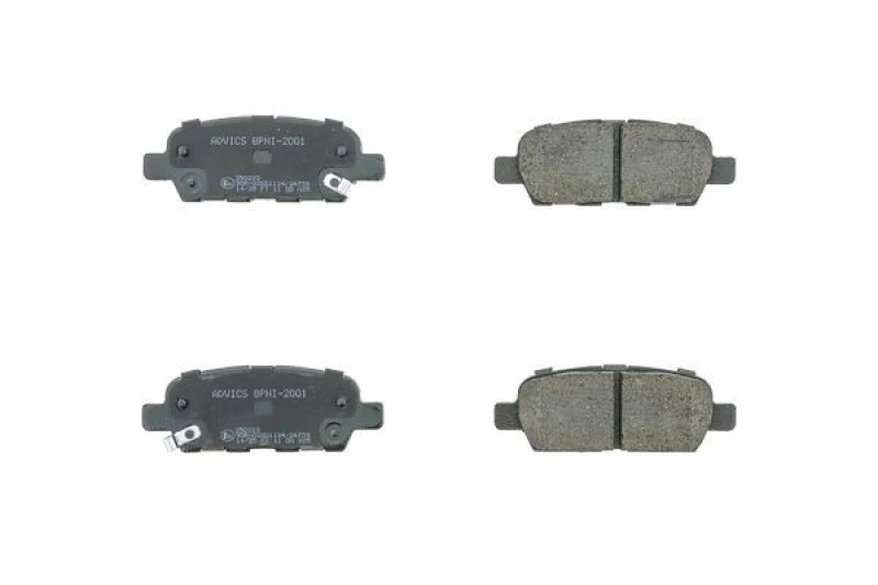Image of AISIN Brake pad set AISIN BPNI-2001