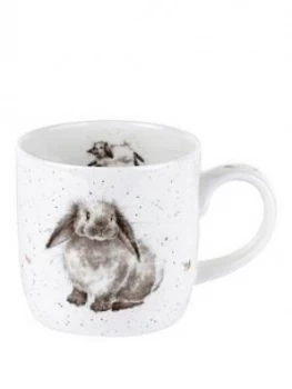 image of Royal Worcester Wrendale Rosie Rabbit Mug By Royal Worcester - Single Mug