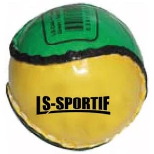 Image of Hurling Club and County Sliotar Ball Green/Gold - Adult