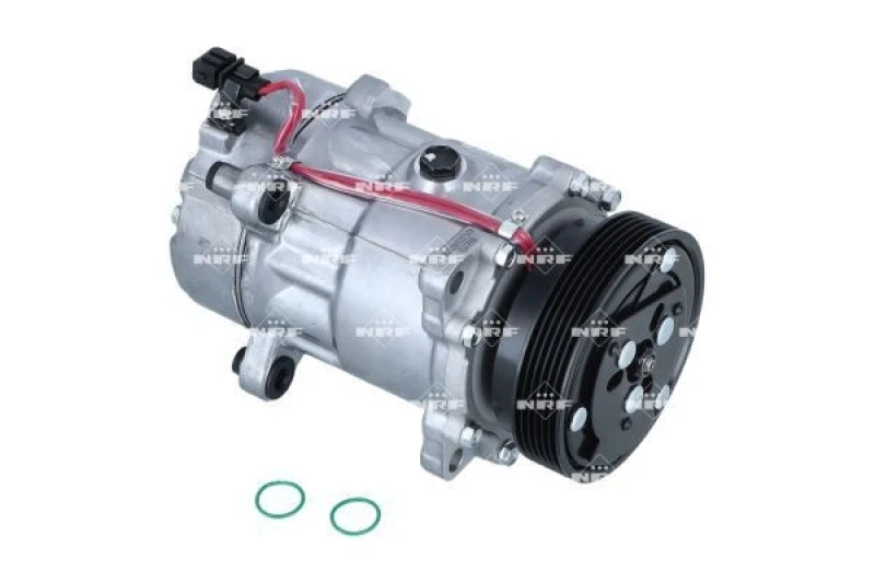 Image of NRF 32033 AC Compressor PAG 46, Refrigerant: R134a, with seal ring, with gaskets/seals Compressor,air conditioning (447)