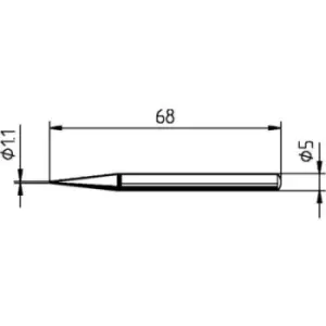 image of Ersa 0032BD Soldering tip Pencil-shaped Tip size 1.10 mm Content