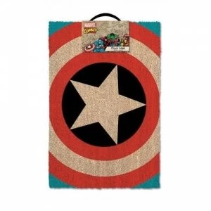 Image of Marvel Comics Captain America Shield Door Mat