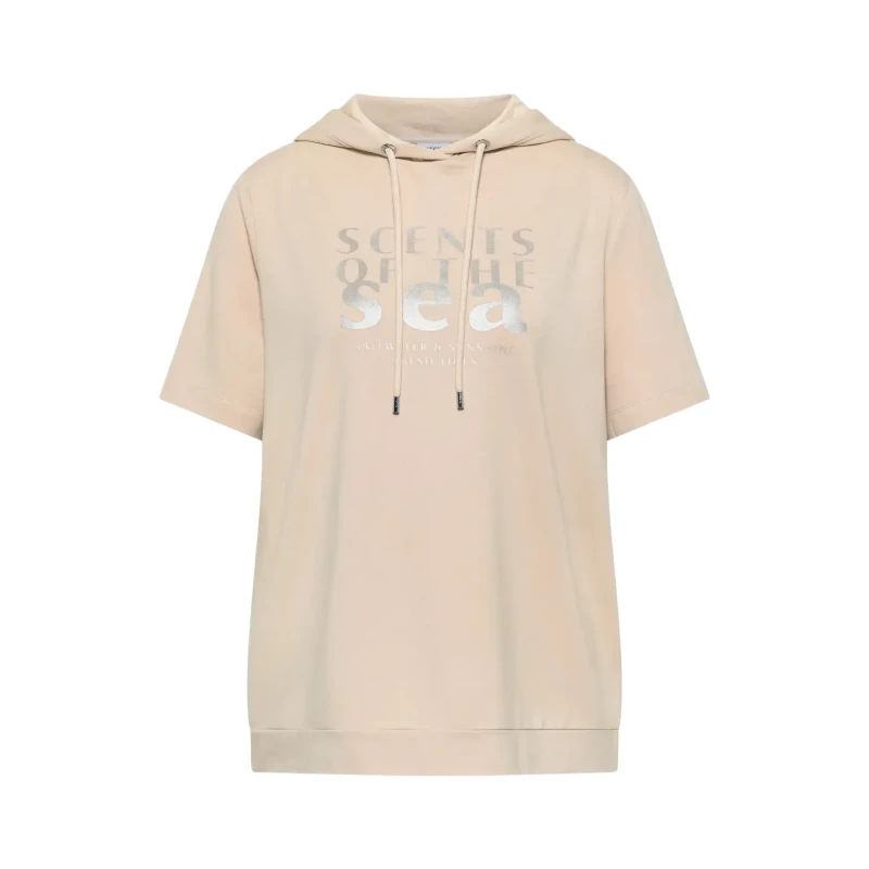 Image of cecil Womens hooded sweatshirt Cecil The Sea Beige Female M