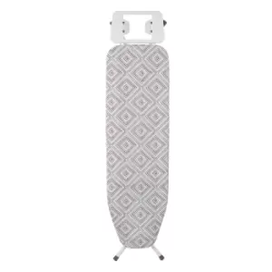 image of Kleeneze 126 x 45cm Diamond Stripe Ironing Board