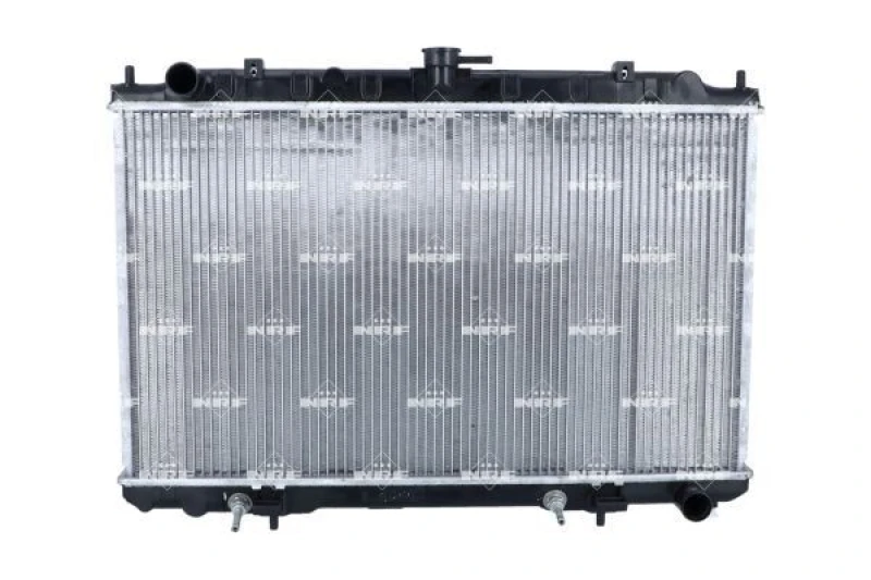 Image of NRF 53693 Engine radiator EASY FIT Brazed cooling fins, Aluminium, with mounting parts Aluminium Radiator,engine cooling (470)