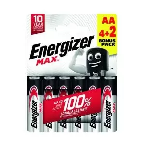 Image of Energizer Max AA Battery 42 Pack of 6 E303328500 ER43771