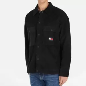 Image of Tommy Jeans Sherpa-Lined Corduroy Overshirt - L