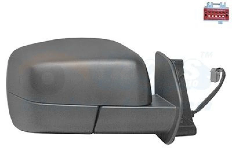 Image of VAN WEZEL Wing mirror VAN WEZEL 0255808