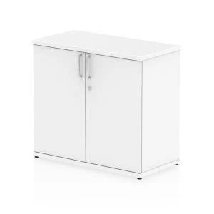 Image of Trexus Desk High Cupboard 600mm Deep White Ref I000182