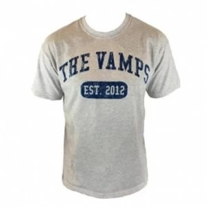 Image of The Vamps Team Vamps Grey T Shirt Large