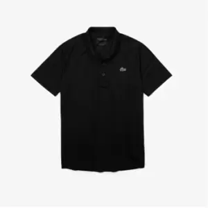 Lacoste Short Sleeve Performance Polo Shirt - Black