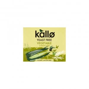 image of Kallo Vegetable Stock Cubes - Yeast Free 66g