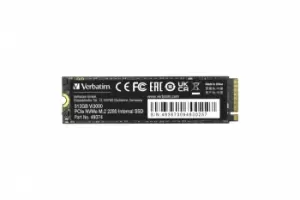 Image of Verbatim Vi3000 PCIe NVMe M.2 SSD 512GB PCI Express 3.0