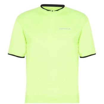 image of Pinnacle Short Sleeve Cycling Jersey Mens - Yellow