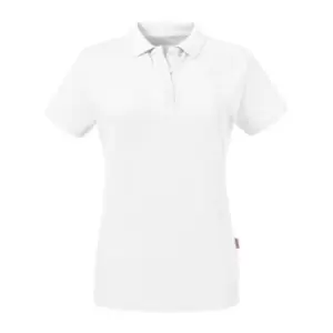 Image of Russell Womens/Ladies Pure Organic Polo (XS) (White)