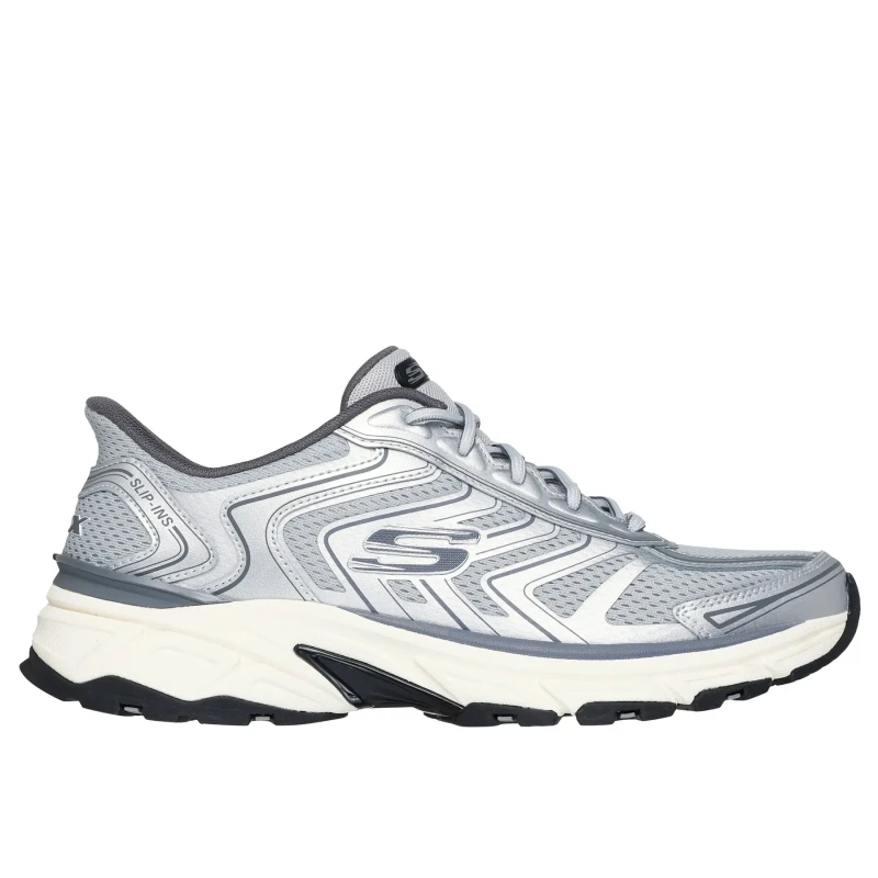 Image of Skechers Slip-ins: Stamina Sport Retro Runners Mens Trainers Slate/Grey male 9 (43)