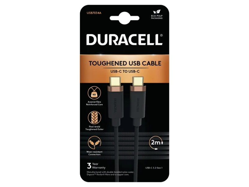 Image of Duracell USB7034A USB cable Black