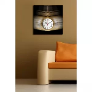 image of 4545CSMOR-4 Multicolor Decorative Canvas Wall Clock