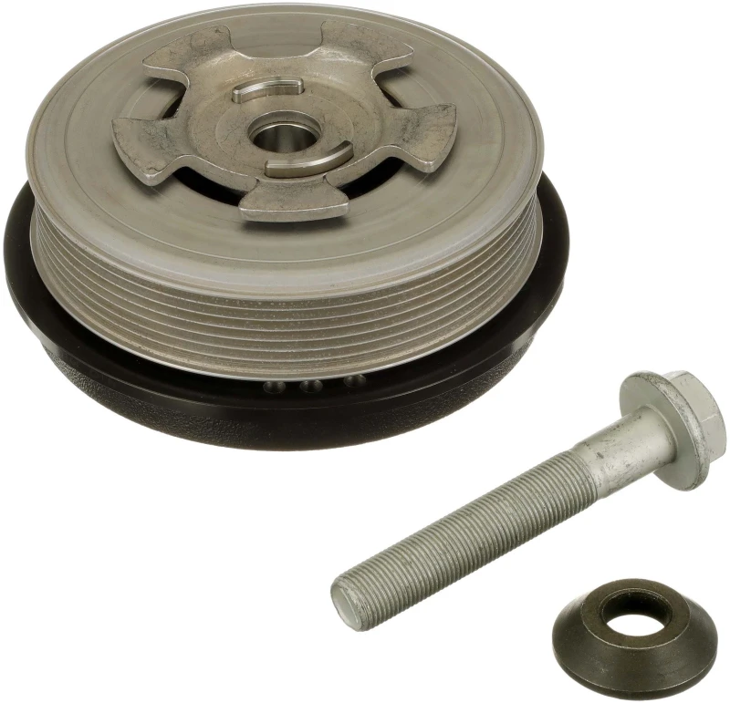 Image of GATES TVD1230A Crankshaft Pulley G-Force PowerLink with accessories, Ø: 160mm Metal Belt Pulley,crankshaft (3213)