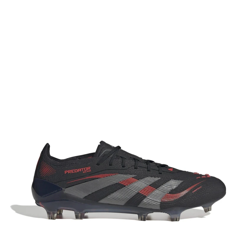 Image of adidas Predator Elite Firm Ground Football Boots Black/Grey male 6.5 (40)