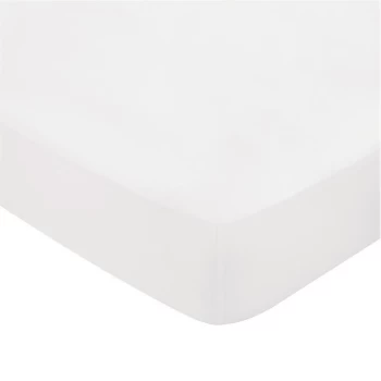 Image of Bedeck of Belfast Finelinens 1000TC Plain Dye Fitted Sheet - SILVER