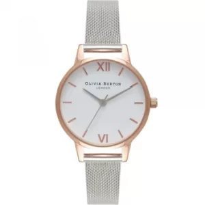 Image of White Dial Grey Watch