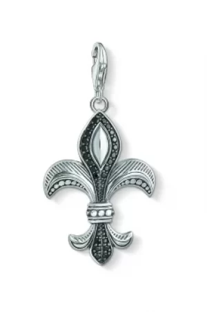 Image of Ladies Thomas Sabo Sterling Silver Charm Club Fleur De Lis Charm Y0016-643-11
