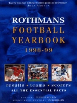 Image of Rothmans Football Yearbook 1998-99 by Glenda Rollin and Jack Rollin Book