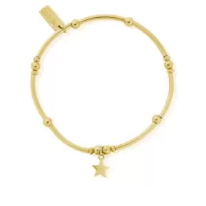 Image of ChloBo Sterling Silver Gold Plated Mini Noodle Ball Sun Bracelet
