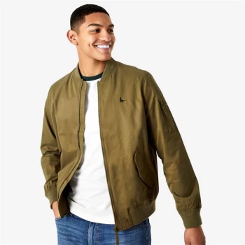 image of Jack Wills Howarth Bomber Jacket - Khaki