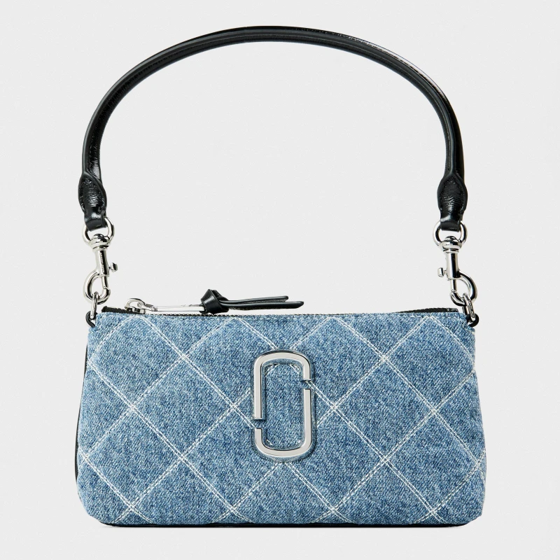 Image of Marc Jacobs Womens Clutch Bag Lgt Wash Indigo female One Size