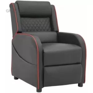 image of Nova Black Base/Red Trim DV-09 Gaming Recliner