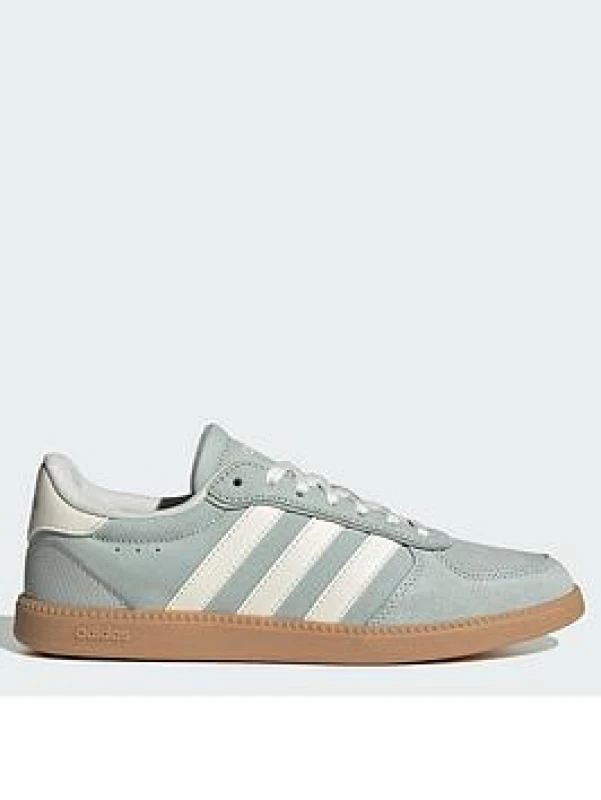 Image of adidas Breaknet Sleek Suede Trainers Womens - Pink Pink 8