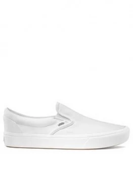 Image of Vans Comfycush Slip-Ons - White/White, Size 11, Men