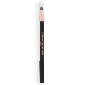 image of Makeup Revolution Streamline Waterline Eyeliner Pencil (Various Shades) - Black