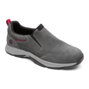 Image of Rockport Chranson Slip On Steel Grey Suede - Grey