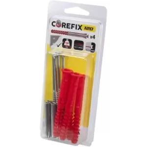 image of Corefix Cfx004P Corefix +30 Dryline Wall Fixing - 4Pk