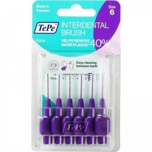 image of TePe 1.1mm Soft Interdental Brushes 6Pcs