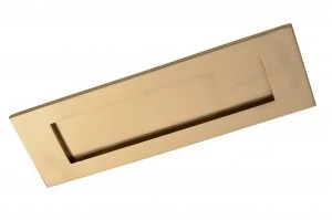 image of Wickes Letterbox - Brass 100 x 300mm