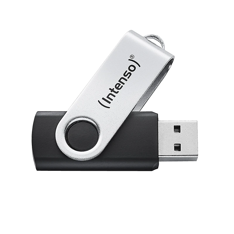 Image of Intenso USB flash drive Office Line. 128GB. USB-A. 3.2 Gen 1x1. black