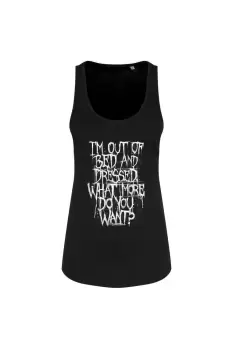 Image of Im Out Of Bed & Dressed Vest Top