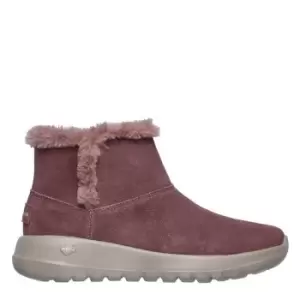 image of Skechers Bundle Up Ladies Boots - Purple