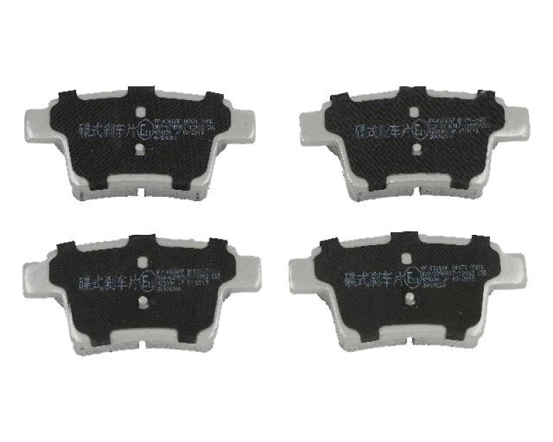Image of ASHIKA 51-00-0306 Brake pad set Rear Axle, not prepared for wear warning indicator Brake Pad Set,disc brake (402)