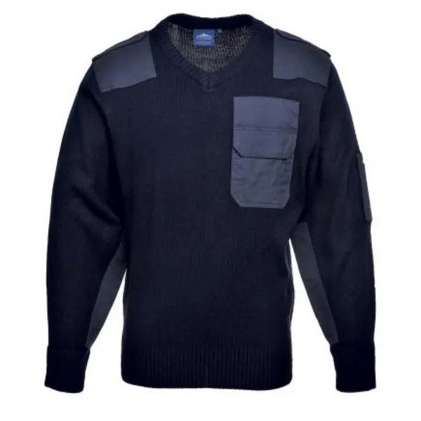 Image of Portwest Nato Mens Sweater B310NARXXXL Colour: Navy