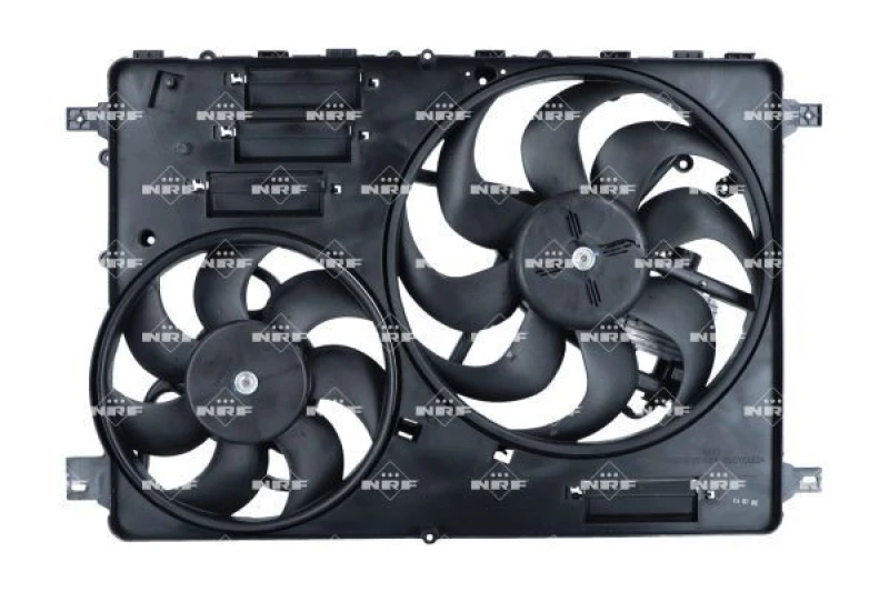 Image of NRF 47755 Cooling Fan D1: 388mm, with radiator fan shroud, with control unit Fan,radiator (508)