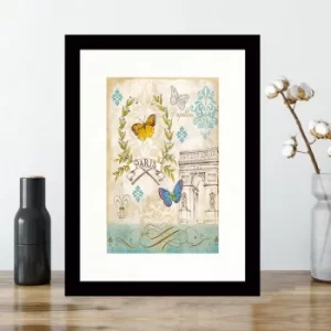 Image of SCdrprc032 Multicolor Decorative Framed MDF Painting