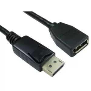 image of Cables Direct 2m DisplayPort Extension Cable