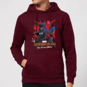 image of Spider-Man Far From Home Multi Costume Hoodie - Burgundy - L